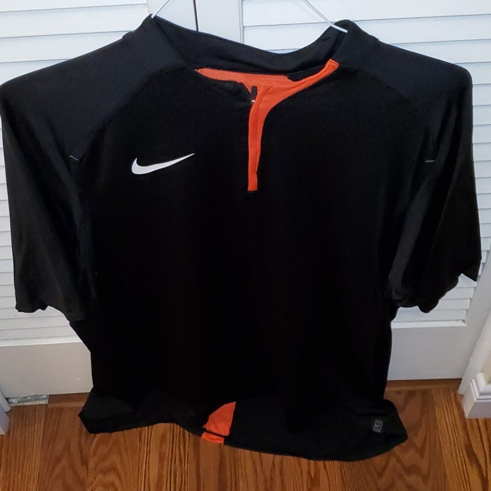 💛Black men's tennis shirt